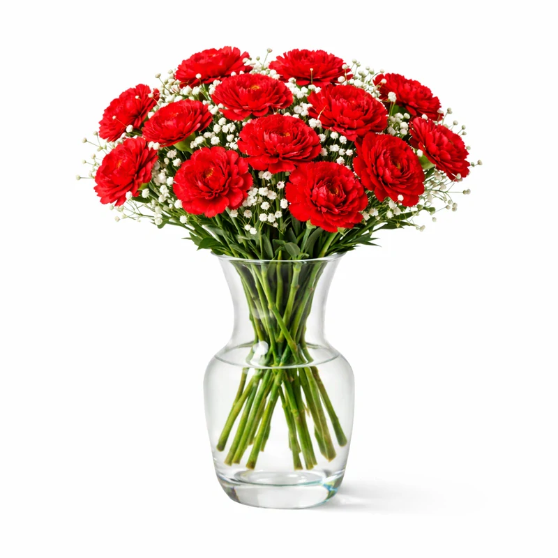 kytice z karafiátů - střední