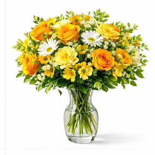 Kytice s růžemi - malá